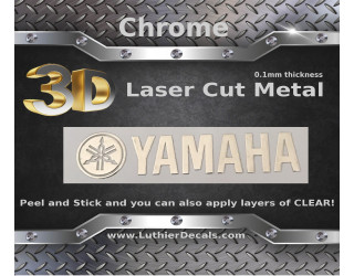 Yamaha Guitar Decal 3d laser Cut Metal M160b